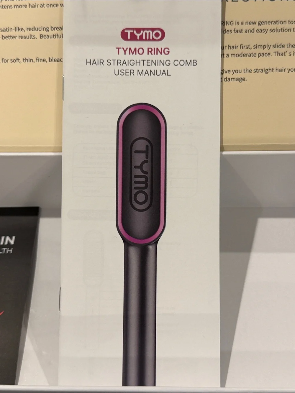 Tymo Ring Hair Straightening Comb Set Electric Ceramic Teeth New in box - Picture 16 of 16